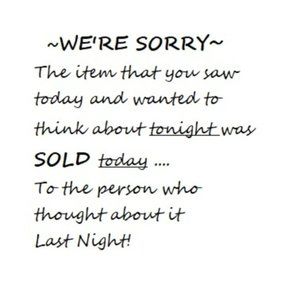 If you like it, make me a reasonable offer.